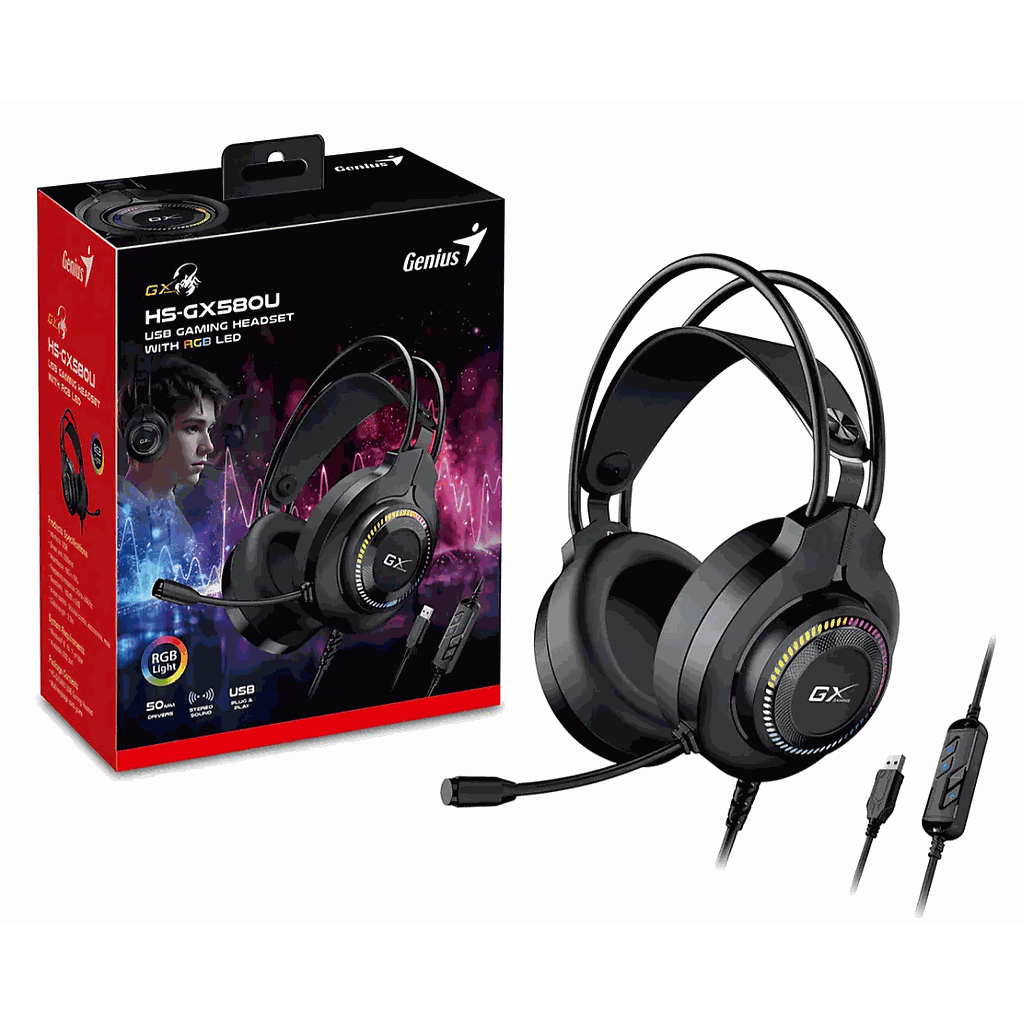 Auriculares Genius hs-gx580u