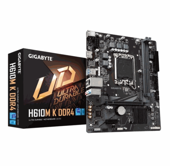 Mother Gigabyte H610M K Socket LGA 1700Socket 1700 Intel 12a, 13a, 14a gen DDR4.